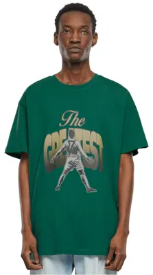 Immagine prodotto di Mister Tee, maglietta oversize "Greatest" da uomo, colore verde, taglia S