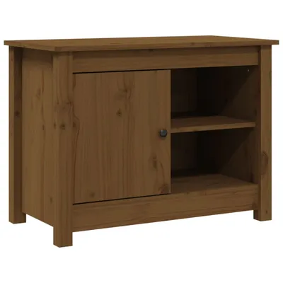 Immagine prodotto di Mobile TV marrone miele 70x36,5x52 cm in legno di pino massiccio