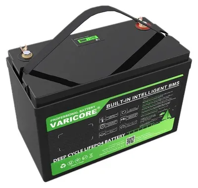 Obrázek produktu pro 12V 340Ah LiFePO4 baterie – baterie pro hluboké cykly – LCD displej – pro obytné vozy, lodě a golfové vozíky – solární systém pro domy mimo síť