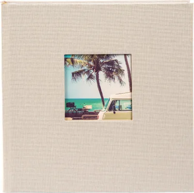 Produktbild von Goldbuch Einsteckalbum Bella Vista sandgrau 200 Fotos 10x15 cm 23x23 cm