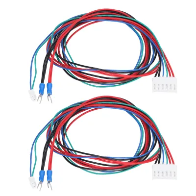 Zdjęcie produktu dla 2 sztuki kabla grzewczego, ulepszony kabel do akcesoriów do drukarek 3D A8 A6 A8 PLUS E16, 90 cm