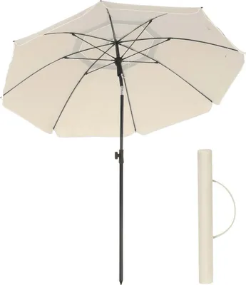 Zdjęcie produktu dla Parasol plażowy Rootz – parasol przeciwsłoneczny – ochrona przed promieniowaniem UV UPF 50+ – średnica 1,8 m x wysokość 2,3 m