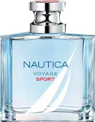 Obrázek produktu pro Nautica Voyage Sport 100ml, Pánské, 100 ml, Nedoplnitelná lahvička, Citrus, Koriandr, Sea Spray Accord, Citrus Zest, Coriander, Jablko, Pepř