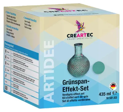 Produktbild von CREARTEC Einsteigersets Metallgrund Oxidation - Zum Erzeugen von Grünspaneffekten - 1858183