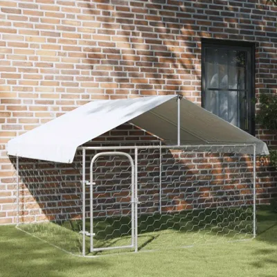 Produktbild von Hundehütte – Hundehäuschen – Hundekennel – Hundezwinger – Hundebau – Verzinkter Stahl
