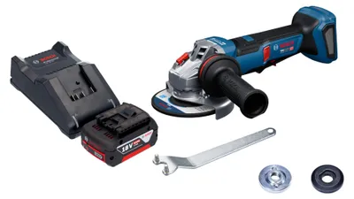Produktbild von Bosch GWS 18V-11 PS Akku Winkelschleifer 18 V 125 mm Brushless + 1x Akku 5,0 Ah + Ladegerät