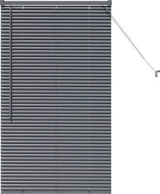 Obrázek produktu pro vidaXL Lamellové žaluzie, tmavě šedé, 130 x 75 cm, hliník