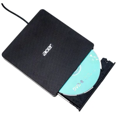 Imagen del producto de Grabador de DVD externo Acer GP.ODD11.001, modelo AXD001, color negro