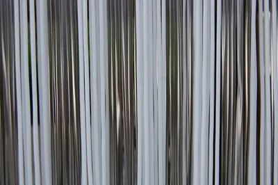 Produktbild von La Tenda TRENTO 2 Streifenvorhang weiß, Maße:90 x 210 cm