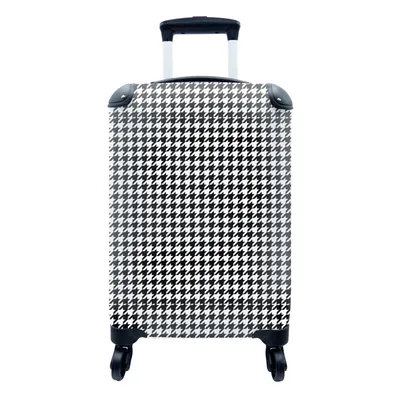 Produktbild von MuchoWow® Koffer Handgepäck Trolley Rollkoffer Kleine Reisekoffer mit 4 Rollen - Geometrie - Muster - Abstrakt - Cabin Size < 55x40x23 cm & 55x40x20 cm - Fotokoffer - Kabinenkoffer - Boardgepäck - Reise-Box - Reisekoffer - Reisegepäck - Koffer mit Bild - Trolley für Kinder