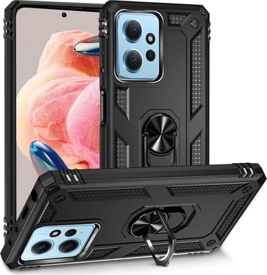 Immagine prodotto di Custodia per telefono cellulare Armor Shield per Xiaomi Redmi Note 12 (4G) cover Custodia ultra ibrida per telefono cellulare cover protettiva