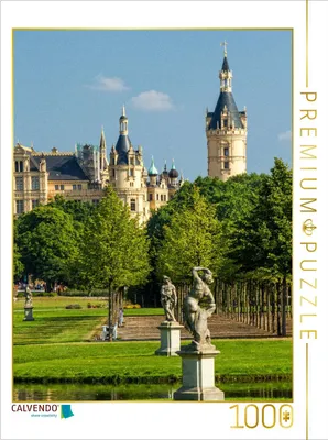 Produktbild von CALVENDO Puzzle Blick über den Schlossgarten zu Schloss und Hauptturm | 1000 Teile Lege-Größe 64x48cm Foto-Puzzle für glückliche Stunden