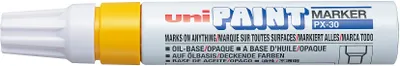 Produktbild von uni-ball Permanent-Marker PAINT (PX-30) Strichstärke: 4,0 - 8,5 mm gelb