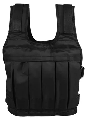 Zdjęcie produktu dla Kamizelka treningowa, regulowana - kamizelka obciążeniowa 50 kg - materiał Oxford - kamizelka siłowa - do użytku na zewnątrz - 55 x 44 cm