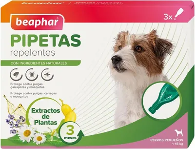Productafbeelding van Beaphar Anti-parasitaire afweerpipetten voor honden, 1 ml, 3 stuks, wit