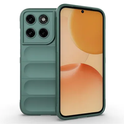 Produktbild von Motorola Moto G67 / G77 / G87 Hülle - Coverup Hands-On Rugged Back Cover - Grün