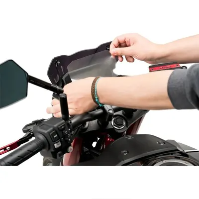 Produktbild von Puig Honda Xl750 Transalp 2024 Displayschutzfolie Silber Silber One Size