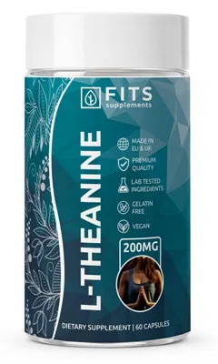 Zdjęcie produktu dla L-Teanina 200 mg, 60 kapsułek