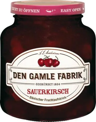 Produktbild von Den Gamle Fabrik Sauerkirsche Fruchtaufstrich 380g
