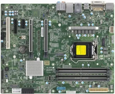 Obrázek produktu pro Supermicro X12SAE, Intel, LGA 1200 (Socket H5), Intel Celeron E, Intel® Core™ i3, Intel® Core™ i5, Intel® Core™ i7, Intel® Core™ i9,..., DDR4-SDRAM, 128 GB, DIMM
