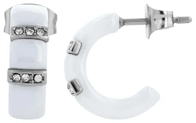 Produktbild von Akzent Damen Ohrring Cristin Keramik/ Edelstahl,Zirkonia, wasserfest