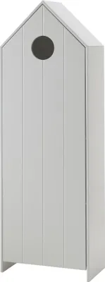 Produktbild von Schrank CASAMI 57,6x171,3x37 cm MDF Weiß