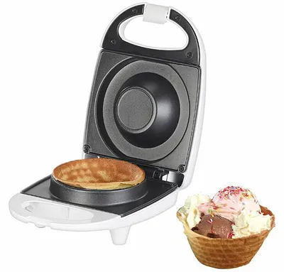 Image de Gaufrier pour coupelle à glace en gaufrette - 520 W