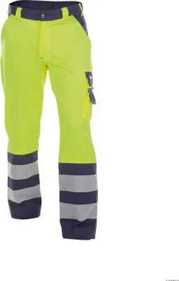 Produktbild von DASSY Warnschutzhose LANCASTER 290 gr. Gr. 56 MINUS   gelb/blau