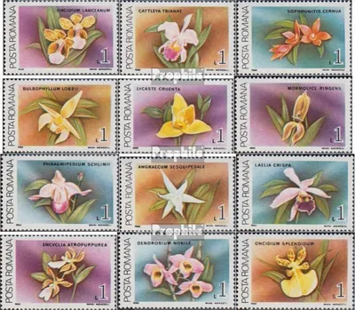 Produktbild von Briefmarken Rumänien 1988 Mi 4496-4507 (kompl.Ausg.) postfrisch Orchideen