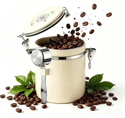 Productafbeelding van Roestvrijstalen Koffieblik met Ontluchtingsventiel