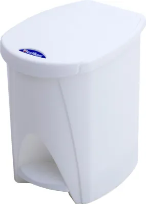 Produktbild von Eimer 7l Weiß Mit Pedal 20x26x28cm