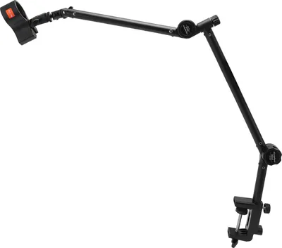 Obrázek produktu pro Sxhlseller Stojan na mikrofonní rameno, 360 Otočný stolní držák mikrofonního ramene, protiskluzové rameno, skládací stolní mikrofon s 3/8 ''