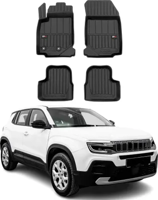 Obrázok produktu pre 2023-2025 Podlahové rohože Jeep Avenger TPE čierne 3 ks