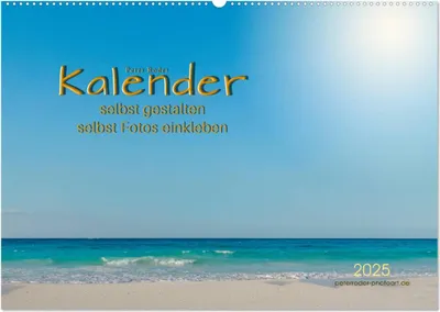 Produktbild von Kalender - selbst gestalten, Fotos selbst einkleben (Wandkalender 2025 DIN A2 quer), CALVENDO Monatskalender