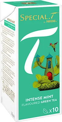 Produktbild von SPECIAL.T Intense Mint, Kräutertee, 25 g, Pfefferminz, China, Papierschachtel