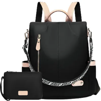 Image de Sac à dos anti-vol, avec étui de blocage RFID, pour femmes