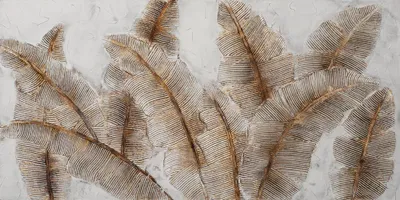 Produktbild von ArtUniverse Leinwandbild Blätter Im Wind 70 x 140 cm