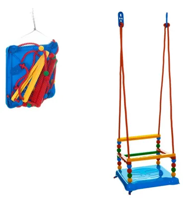 Produktbild von Kunststoffschaukel 35 x 34 cm, blau, Tragkraft 40 kg, im Netz