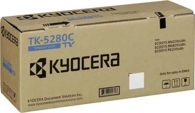 Image de Kyocera TK 5280C - Cyan - Original - kit de toner - pour ECOSYS M6235cidn, M6235CIDN/KL3, M6635cidn, P6235cdn