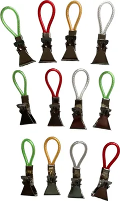 Produktbild von Wenko - 12er-Set Klemmösen zum Aufhängen von Handtüchern, Lappen, Spülschwämmen