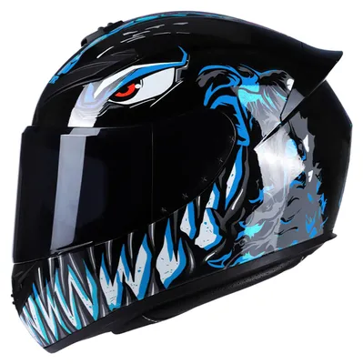 Zdjęcie produktu dla Kask motocyklowy, kask pełny Rapid Street, kask unisex dla dorosłych, Cool Rider Equipment, na każdą porę roku, nowy kask turystyczny