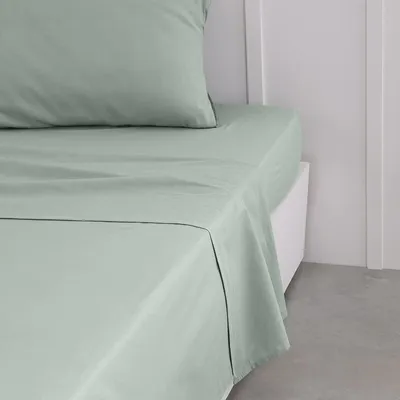 Immagine prodotto di Lenzuolo matrimoniale, 240 x 300 cm, in cotone, colore verde