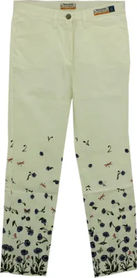 Produktbild von 29246 Raphaela by Brax, Lorella 7/8,  7/8 Damen Jeans Hose, Gabardine Stretch, weiß floral, D 38 W 29