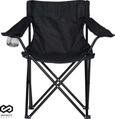 Produktbild von Brixy Campingstoel - Tuinstoel - Vouwstoel - Kampeerstoel - Visstoel - Zwart