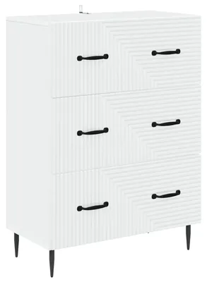Obrázok produktu pre vidaXL Komoda Biela 66 x 34,5 x 89,5 cm Drevotrieska