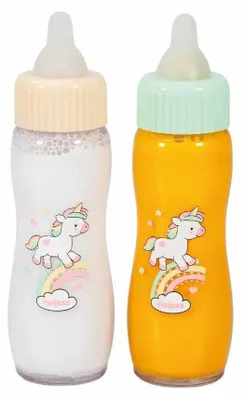 Produktbild von Heless Puppenfläschchen magisches Spielzeug Set von 2 für Puppen