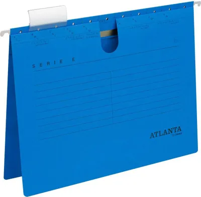 Produktbild von Hängehefter Serie E A4 240g/qm kaufm. Heftung A4 blau Packung mit 25 Stück