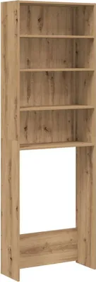 Image de Meuble pour machine à laver chêne artisanal 64x24x190 cm