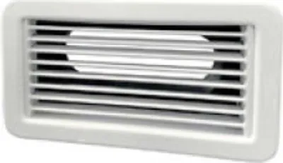 Obrázek produktu pro Mřížka výstupu vzduchu Allpa (plastová), 254x102mm, s hadicovou přípojkou