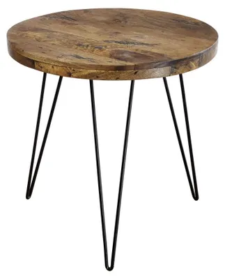 Produktbild von MASSIVMOEBEL24.DE Couchtisch Mango 60x60x60 lackiert RAILWAY #109 used look